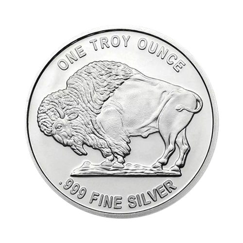 1 Oz Silver Round BU - Buffalo