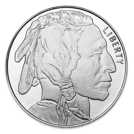 1 Oz Silver Round - Buffalo