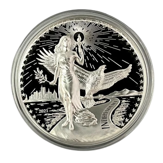 2021 American Virtues Proof Silver Medallion 10oz