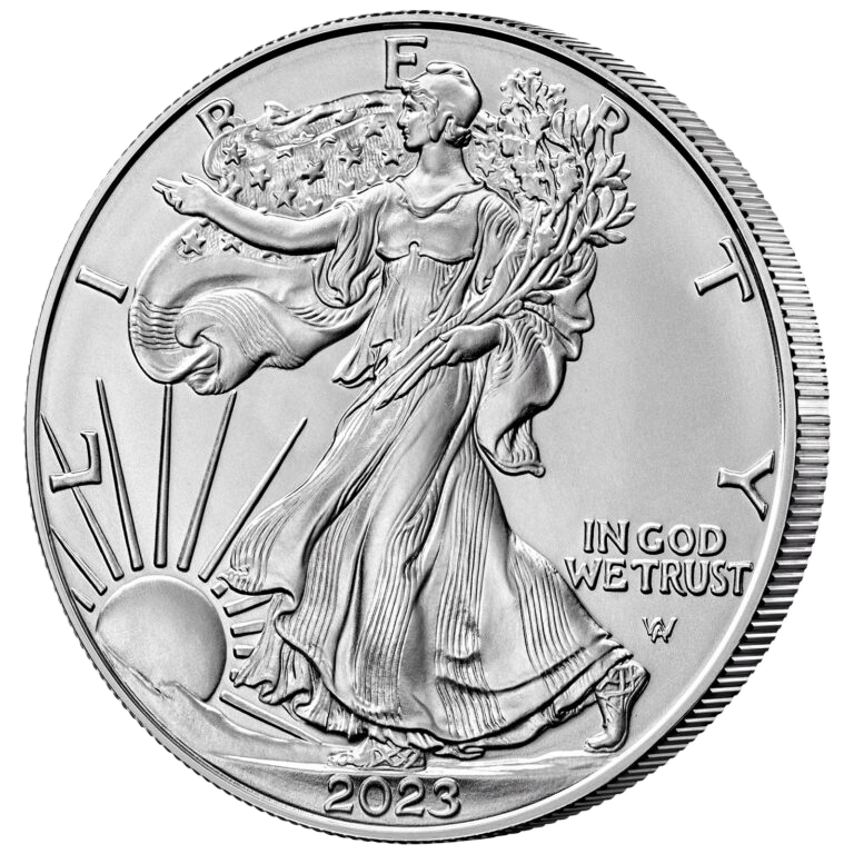 2023 1 oz Silver American Eagle $1 Coin BU