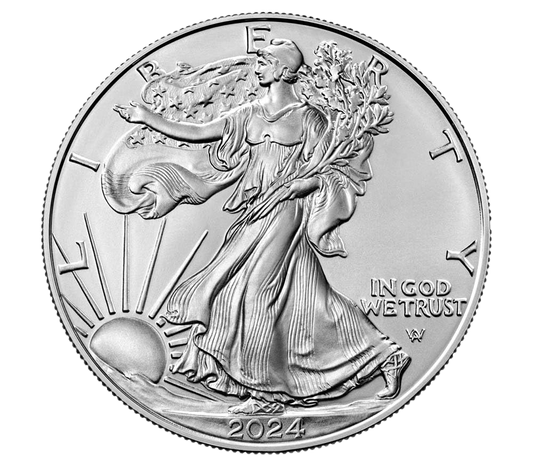 2024 1 oz Silver American Eagle $1 Coin BU